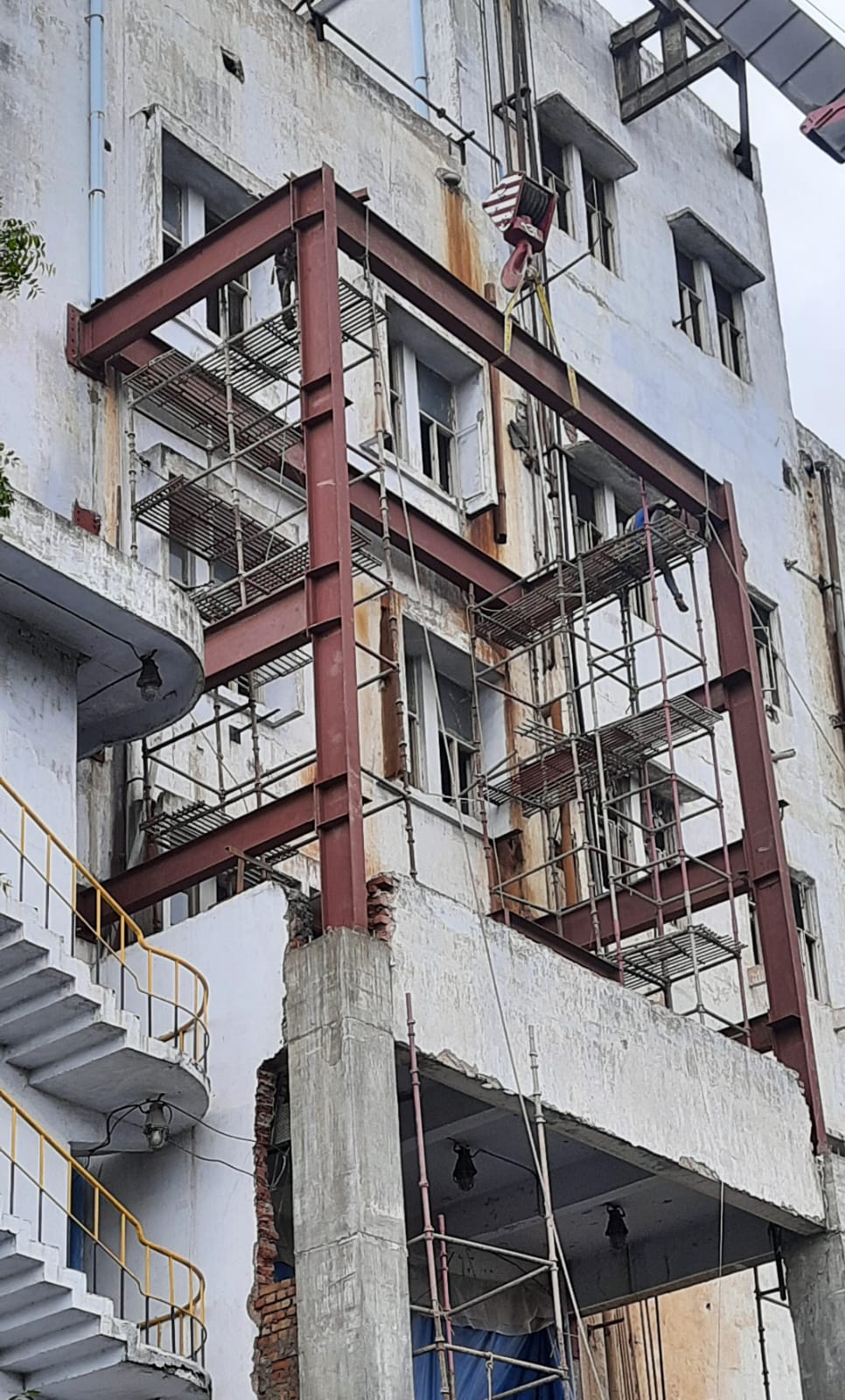 PET chips manufacturing building construction at Malanpur Gwalior Madhya Pradesh by RSMD Infratech for Uflex Ltd