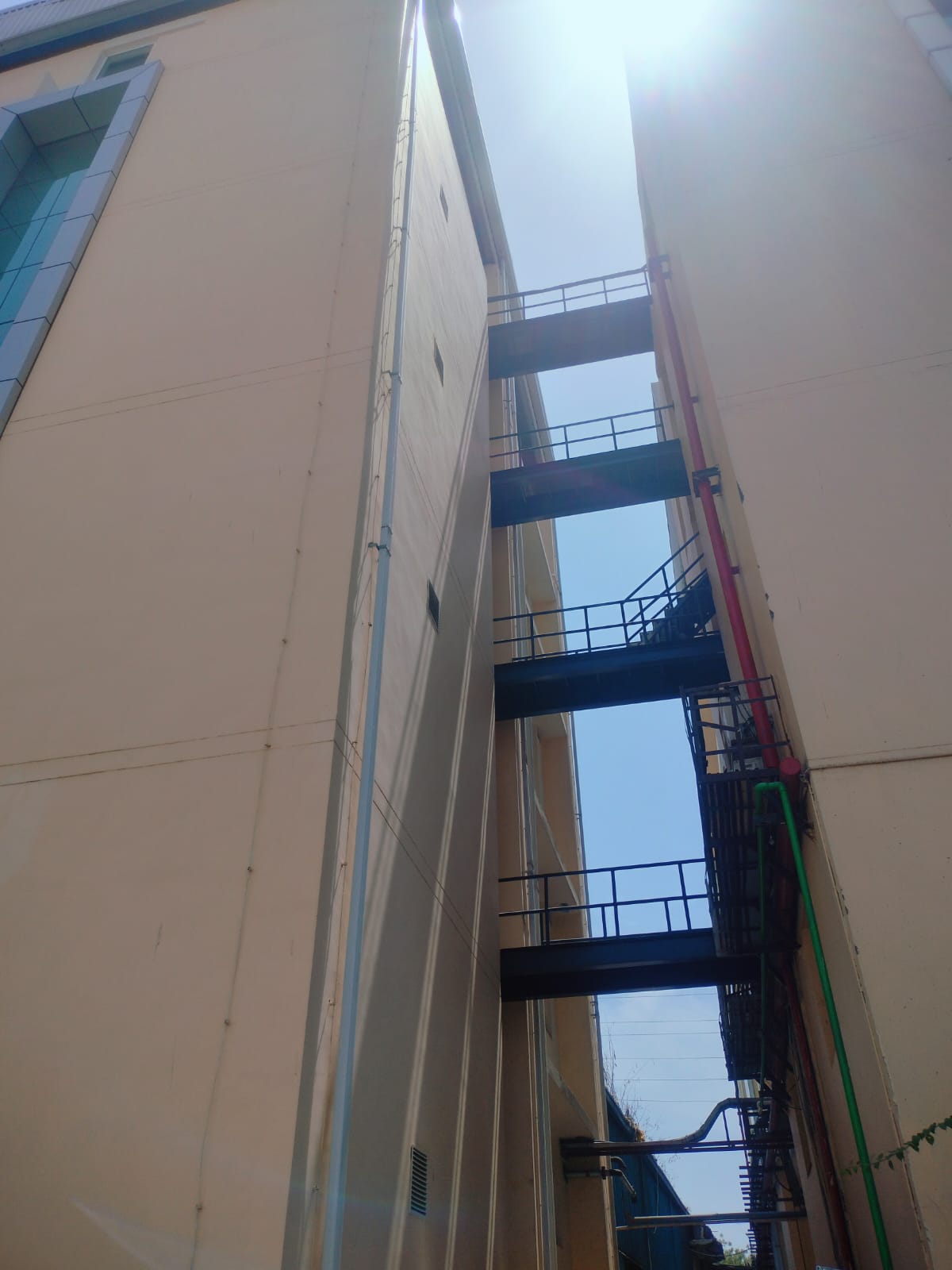 Industrial building construction at Sector 60 Noida UP by RSMD Infratech for Uflex Ltd