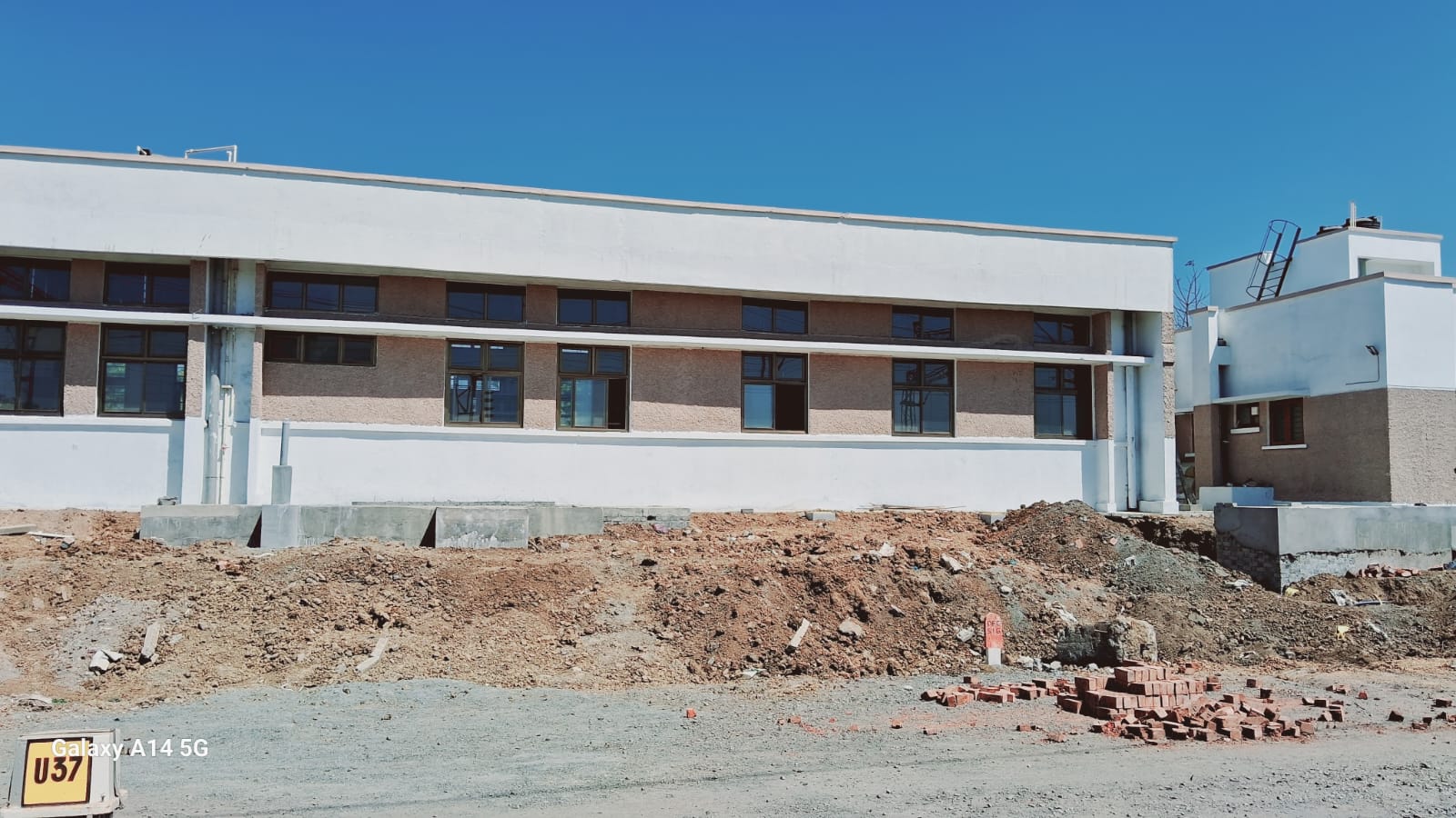 Railway residential complex construction Gholvad Vapi Gujarat by RSMD Infratech civil engineering team