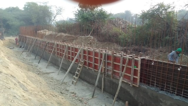 PET chips plant building construction Malanpur Gwalior MP by RSMD Infratech for Uflex Limited